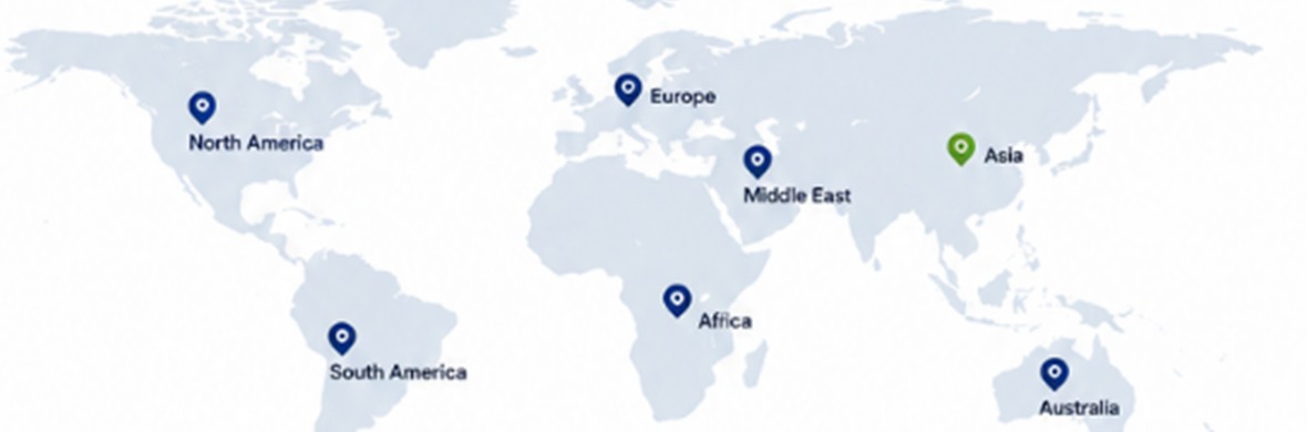 NEXA global presence map